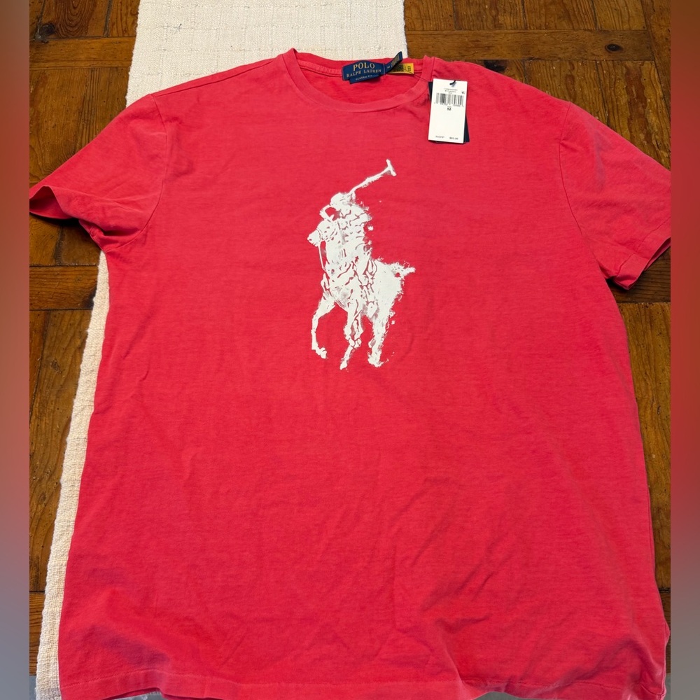 Polo by Ralph Lauren muted  Red Short Sleeve Tee